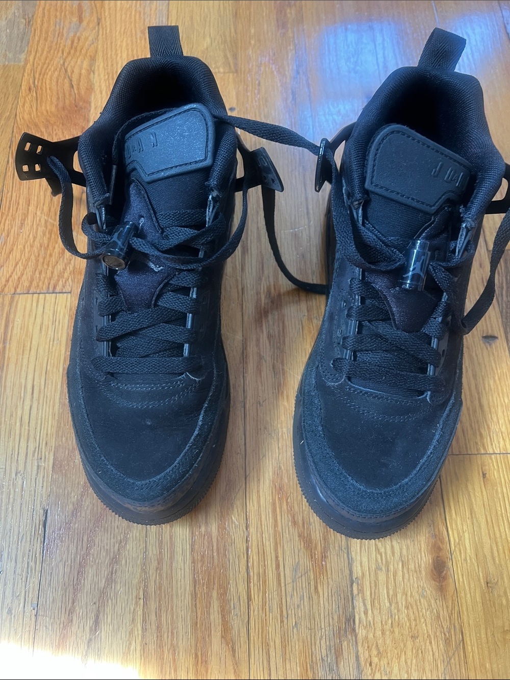 Black suede Nike Jordan Spike Lee collab
